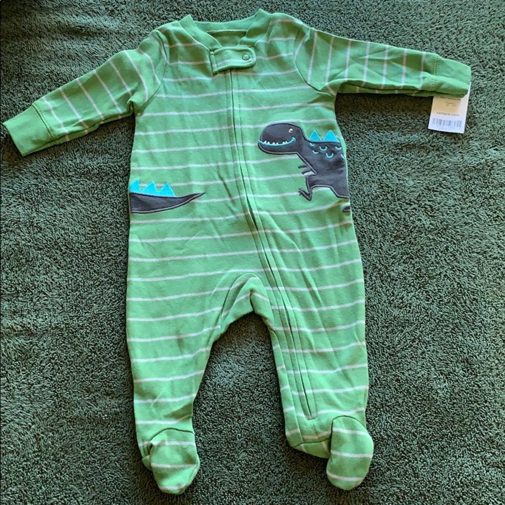 Carters zip-up with interlock snap at the top